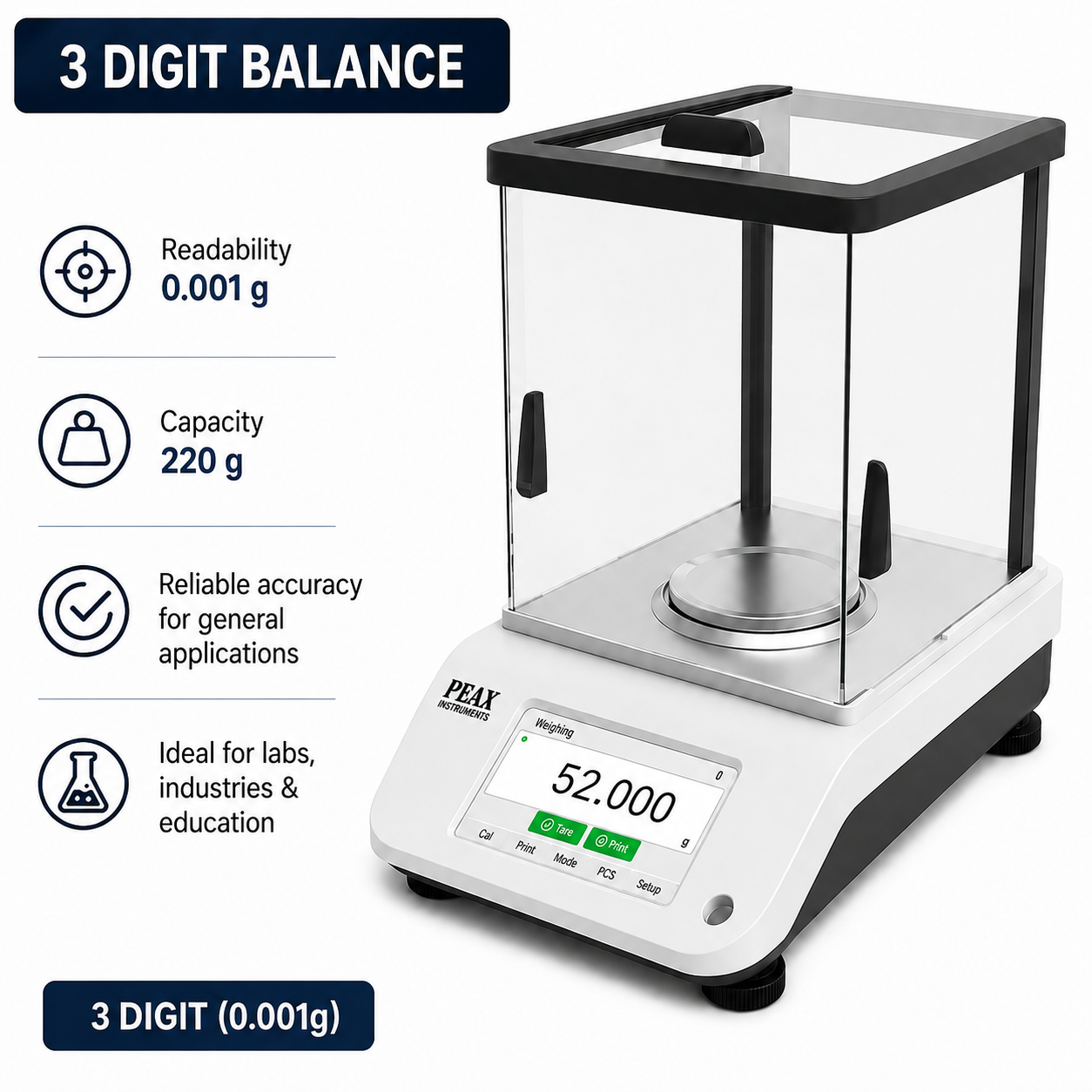 TE 3  Digit Balance Series TE3003, TE5003, TE3003C, TE5003C