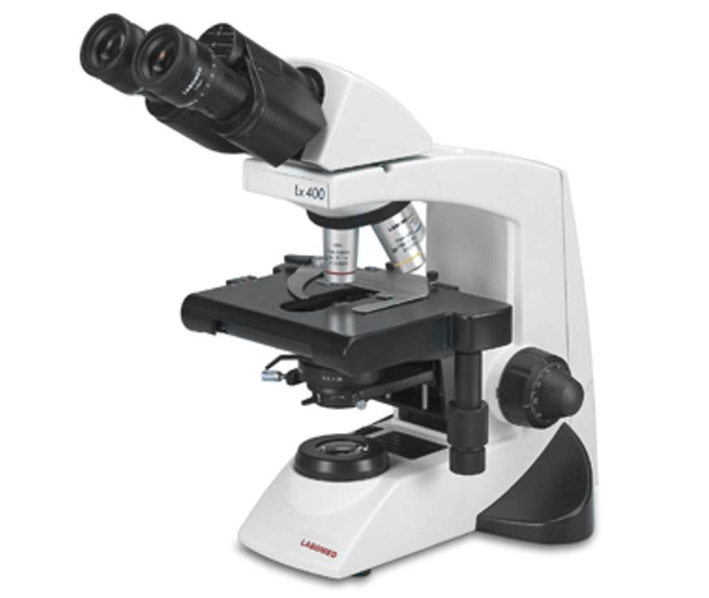 Labomed LX-400 LED Research Binocular/ Trino Microscope with Battry back-up with infinity corected plan Achromatic imported obj.